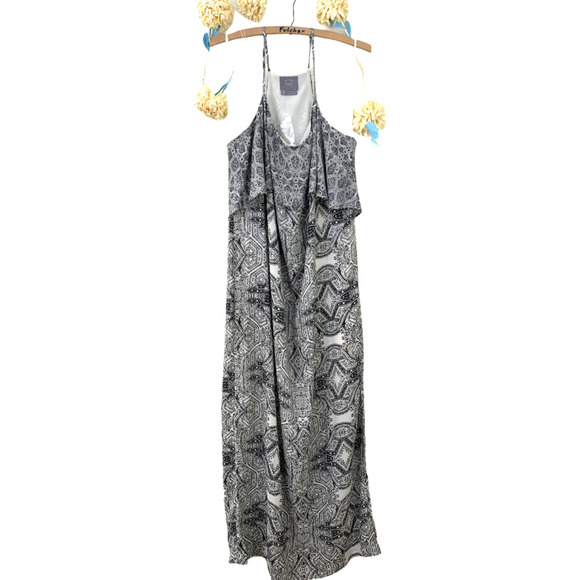 Maxi Vanessa Virginia Anthropology Viscose Rayon Maxi Dress Size 14 - Picture 1 of 8